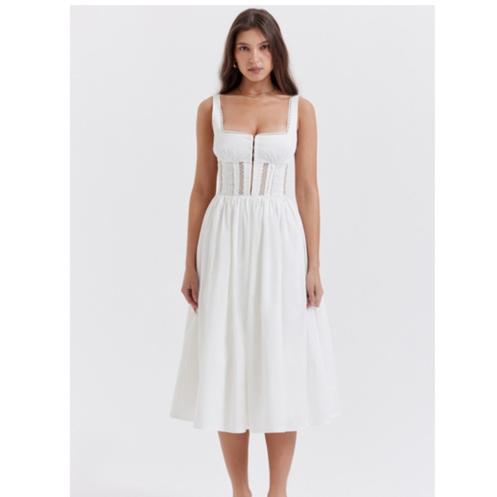 House of CB white dress